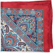 Robert Graham Paisley Silk Pocket Square