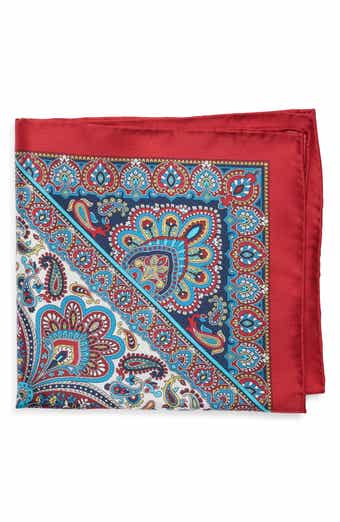 Paisley Silk Pocket Square
