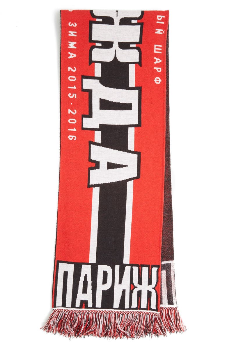 VETEMENTS Wool Scarf, Main, color,