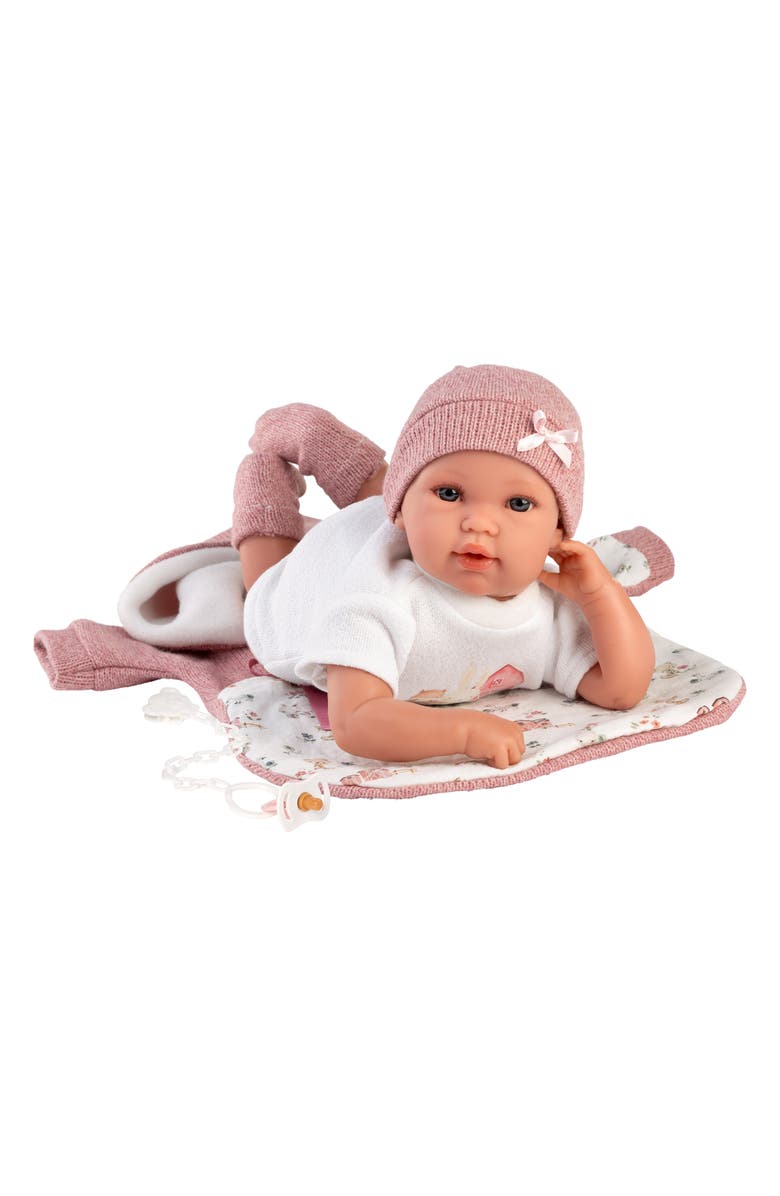 Llorens Arianna 12.4-Inch Articulated Soft Body Baby Doll, Alternate, color, Multi