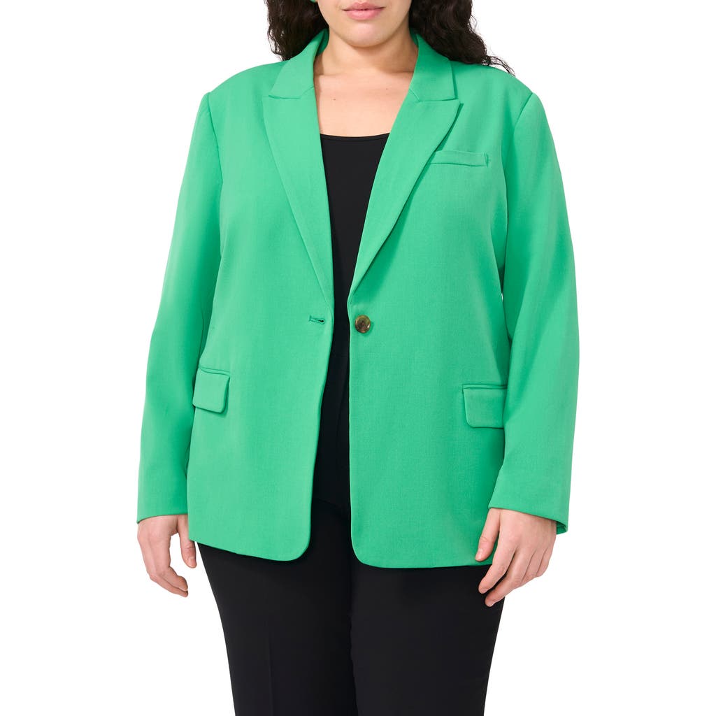 HALOGENR HALOGEN(R) OVERSIZE ONE-BUTTON BLAZER