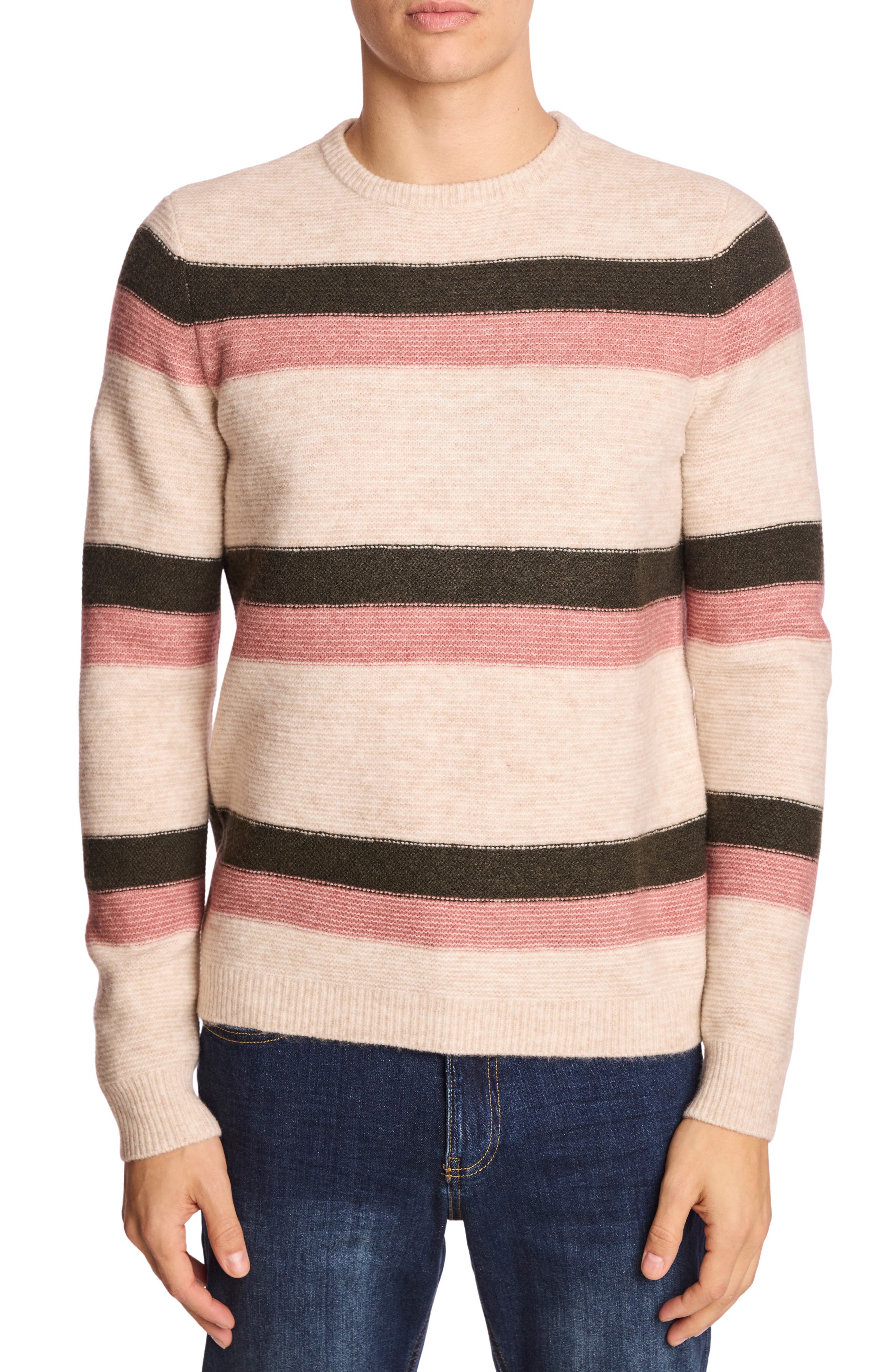 PAISLEY & GRAY Stripe Crewneck Sweater