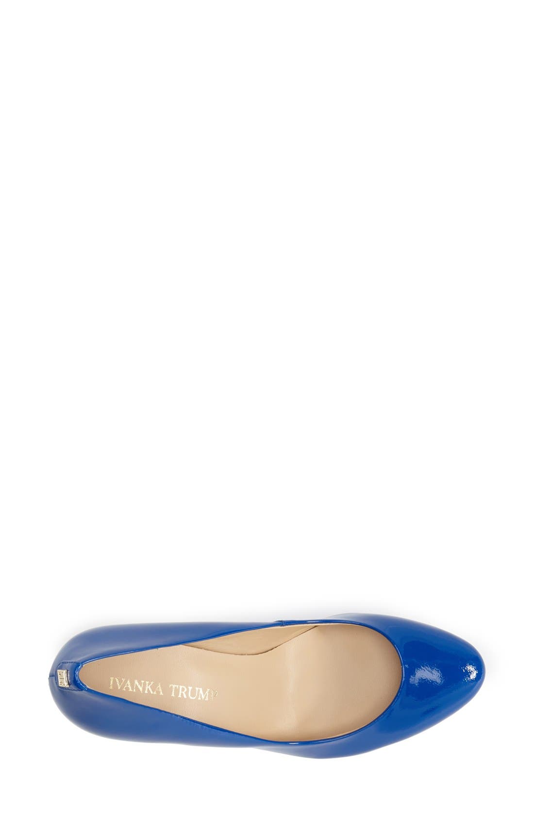 'Sophia' Pump (Nordstrom Exclusive), Alternate, color, BRIGHT BLUE PATENT