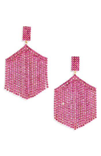 Tasha Crystal Fringe Drop Earrings