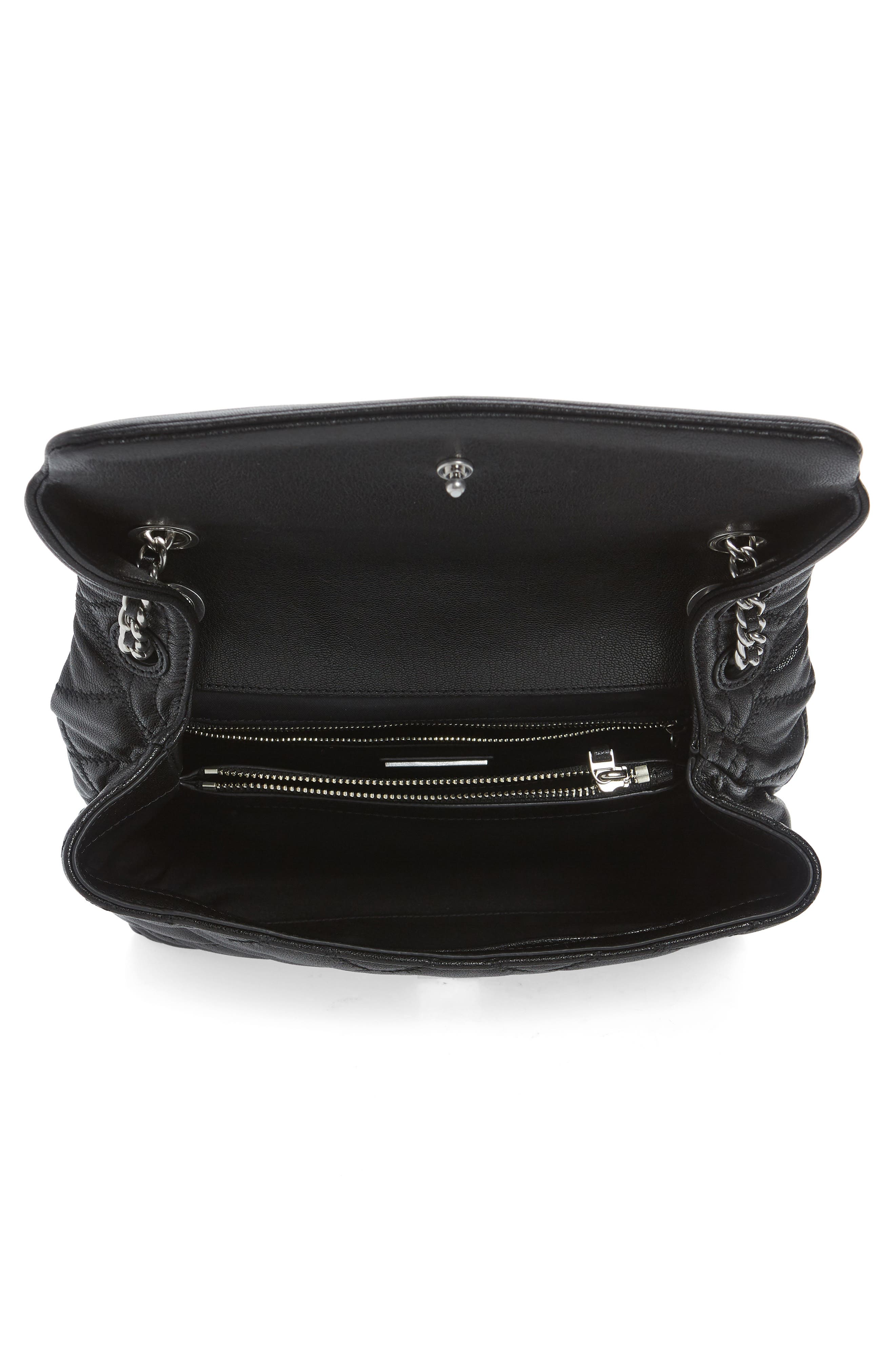 Tory Burch Fleming Distressed Convertible Shoulder Bag, Alternate, color, 