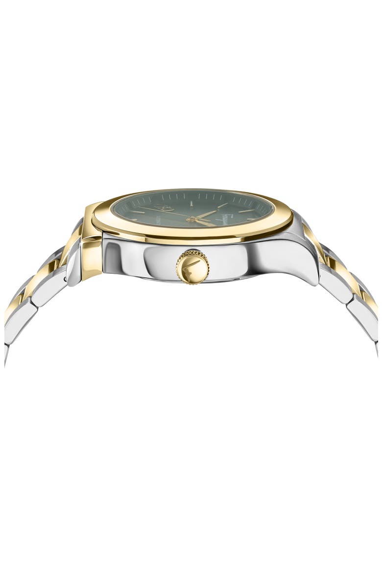 1927 Automatic Two-Tone Bracelet Watch, 42mm, Alternate, color, GREEN/ TWO TONE