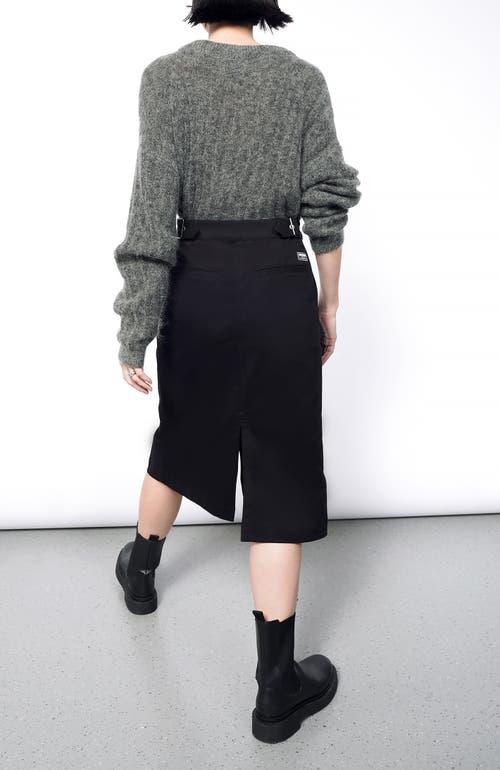 Wildfang Essential Utility Wrap Skirt In Black