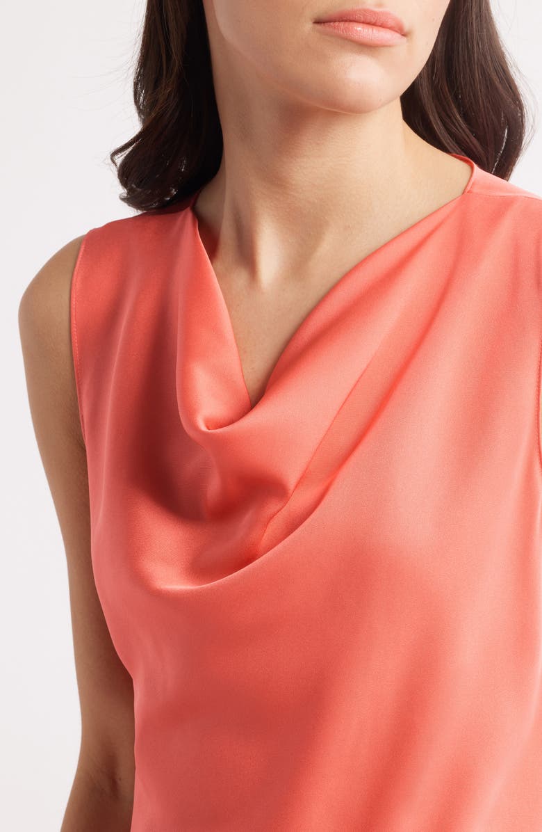 BOSS Belidina Sleeveless Stretch Silk Top, Alternate, color, 