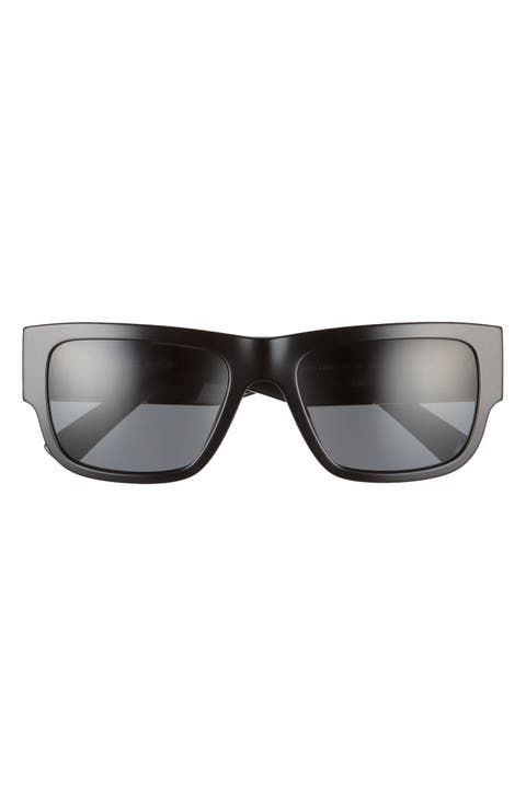 56mm Rectangle Sunglasses