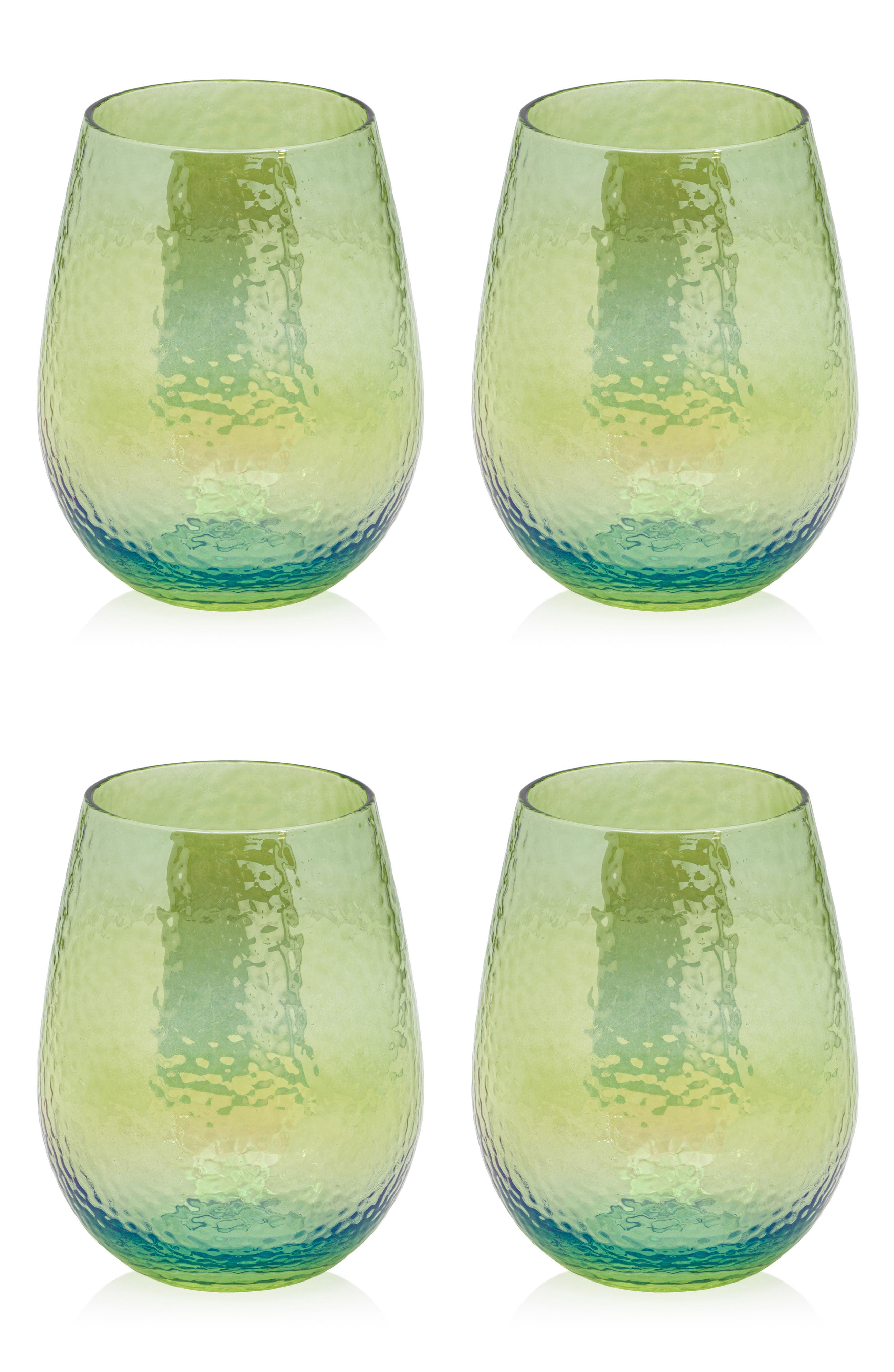 Zodax Apertivo Set of 4 Stemless Glasses