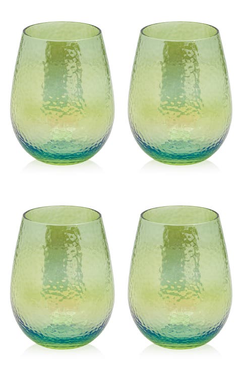 Apertivo Set of 4 Stemless Glasses