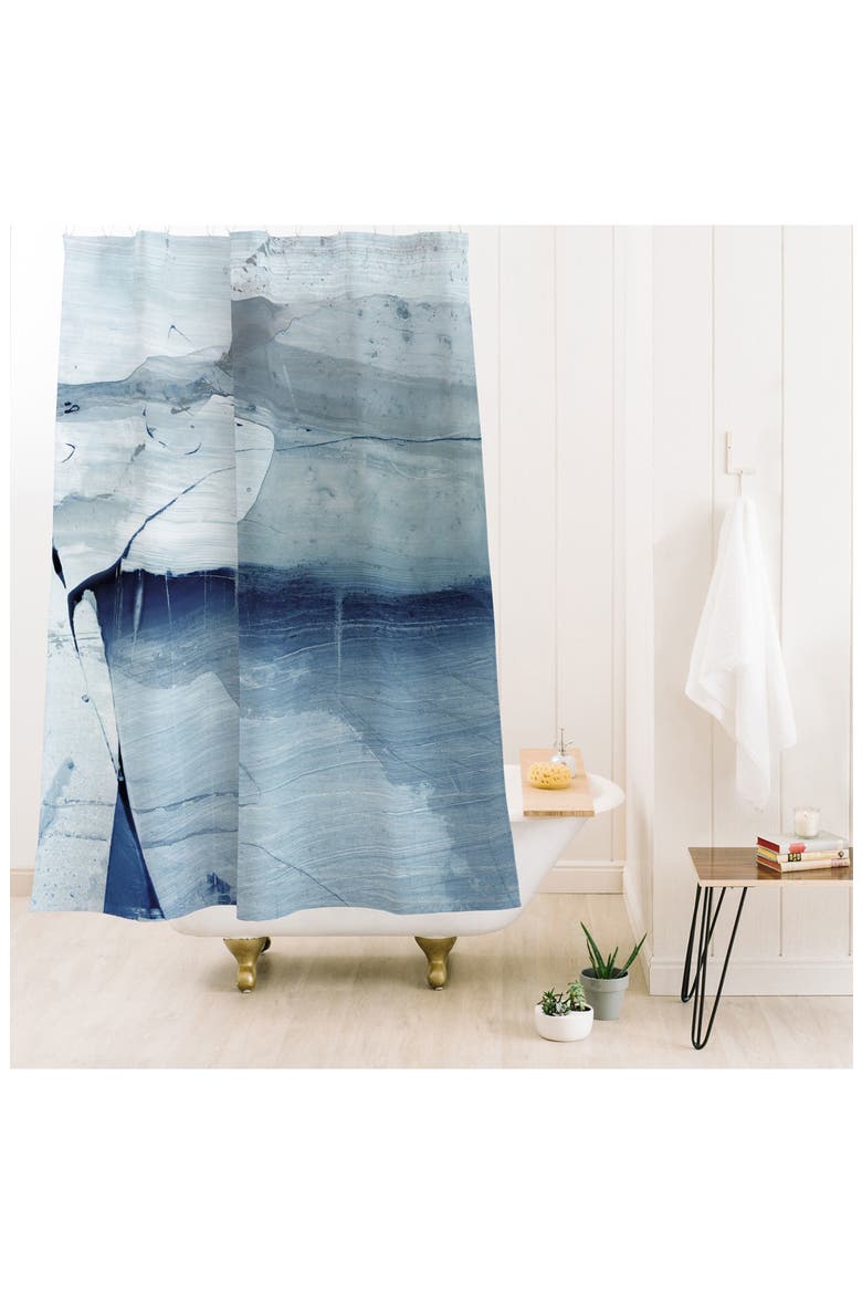 Intuitive Shower Curtain, Alternate, color, BLUE