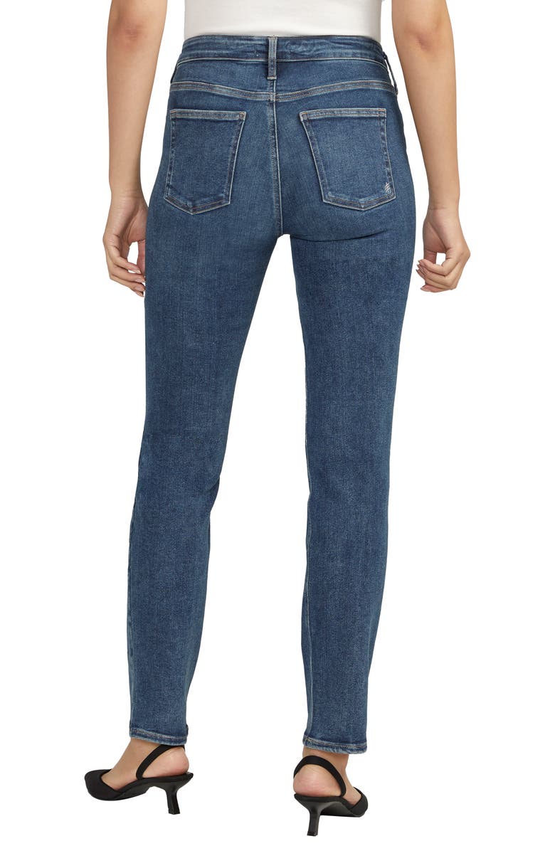 Silver Jeans Co. Infinite Fit Mid Rise Straight Leg Jeans, Alternate, color, 