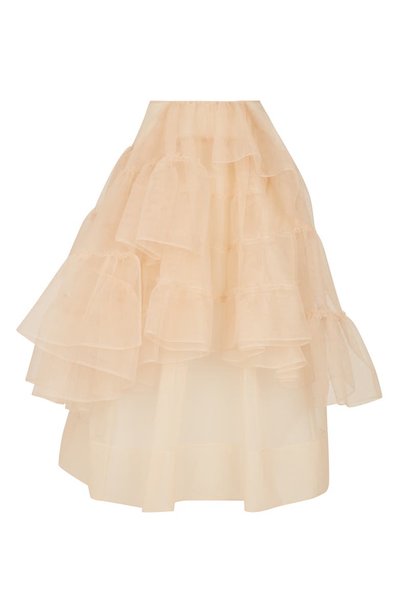 Simone Rocha Tiered Ruffle Skirt, Main, color, 