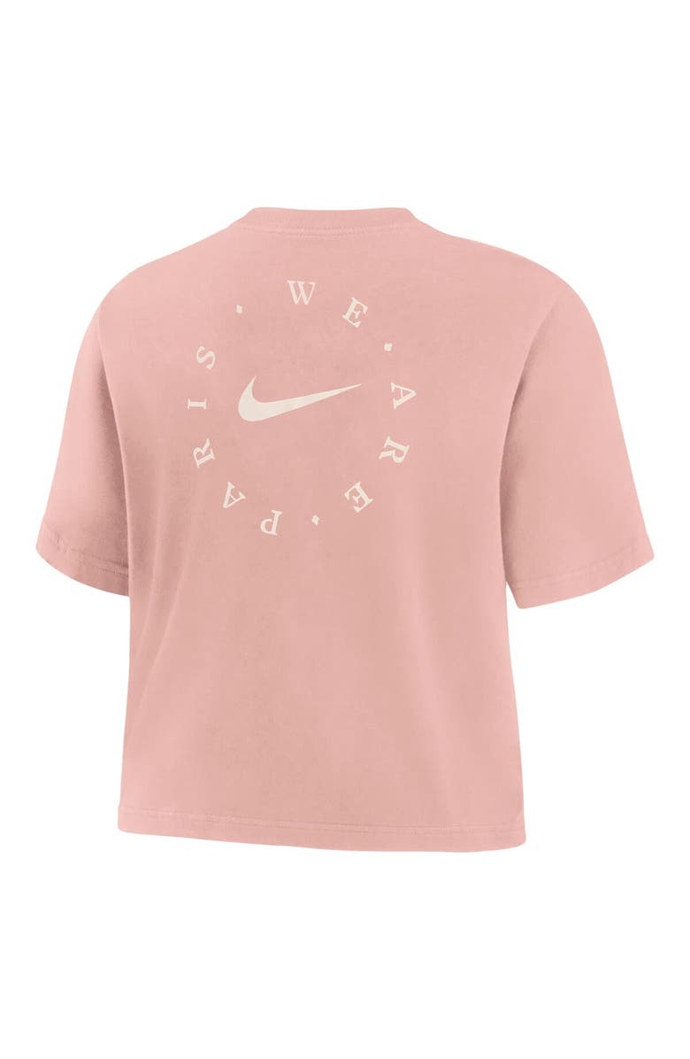 Nike Women's Nike Pink Paris Saint-Germain Voice Crop T-Shirt, Alternate, color,