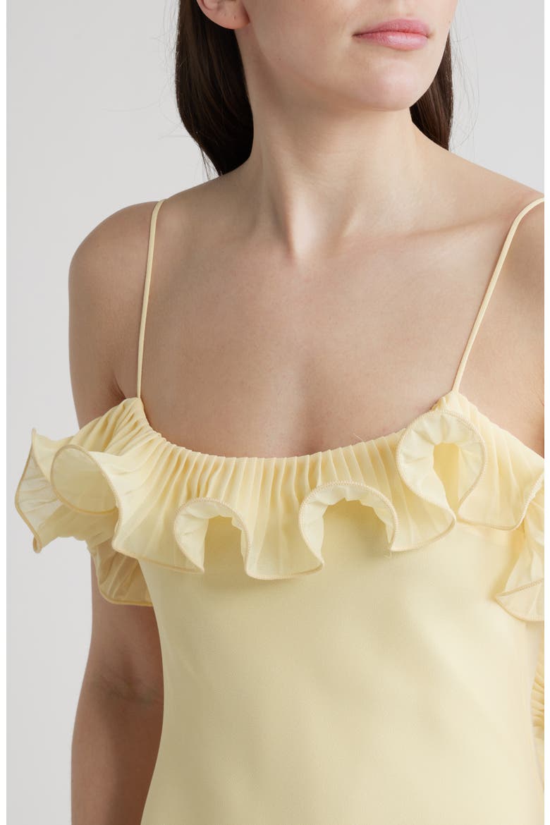 Delina Open Back Mermaid Gown, Alternate, color, BUTTER YELLOW