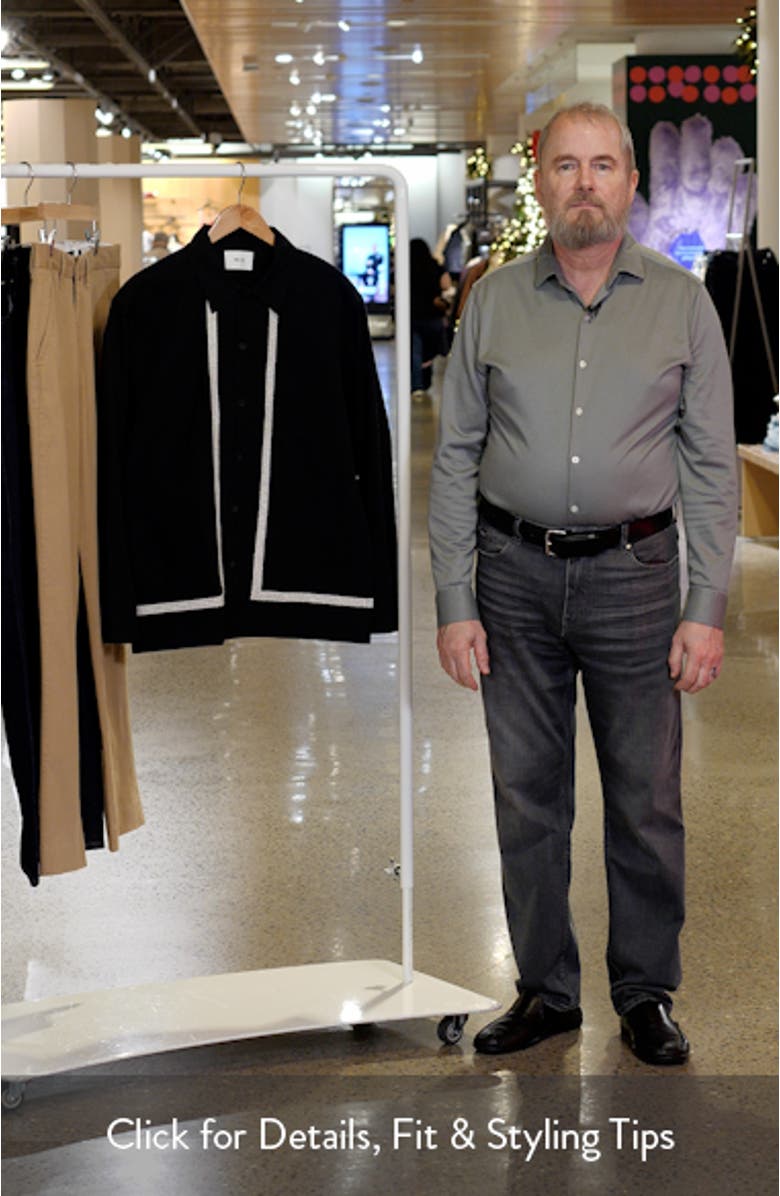 Reed Embroidered Organic Cotton Shirt Jacket, sales video thumbnail