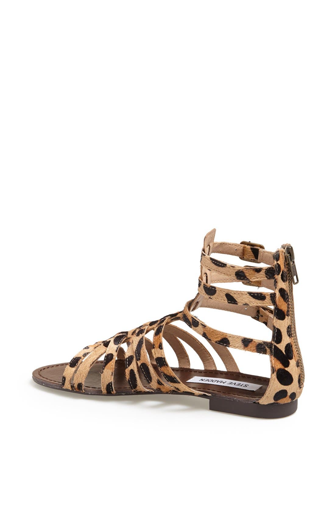 'Plato-S' Sandal, Alternate, color, LEOPARD STUD