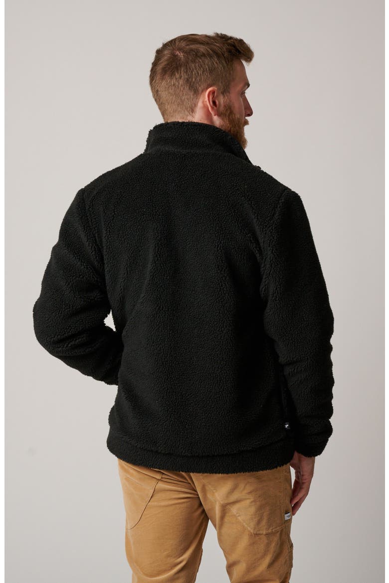 Fleece Jacket, Alternate, color, Midnight Black