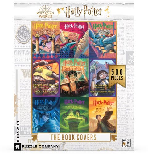 Book Cover Collage 500 Piece Puzzle