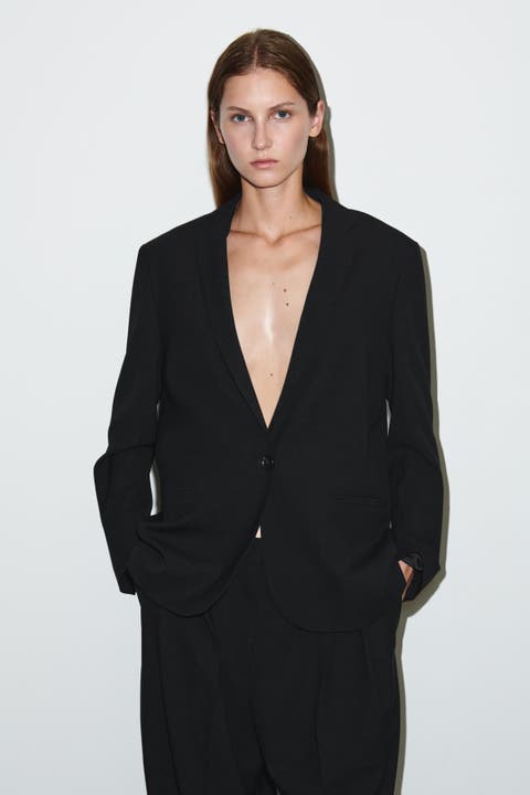 Wool-blend Blazer