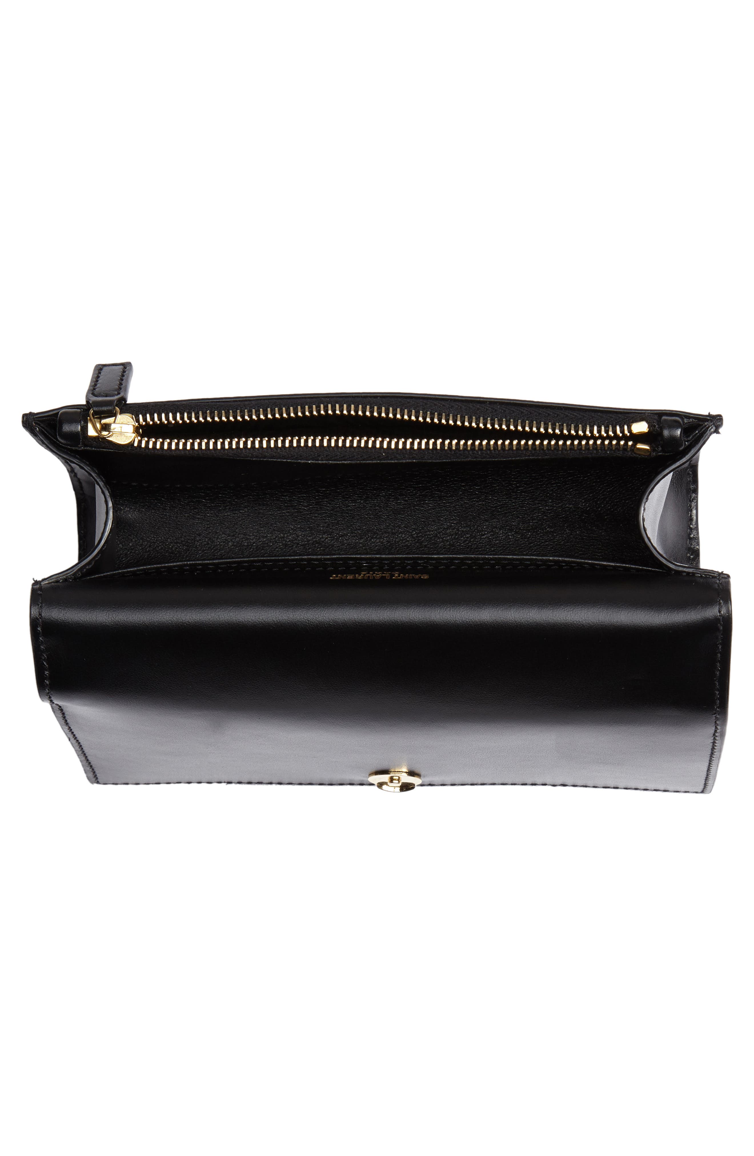 Saint Laurent Kate Leather Belt Bag, Alternate, color, 