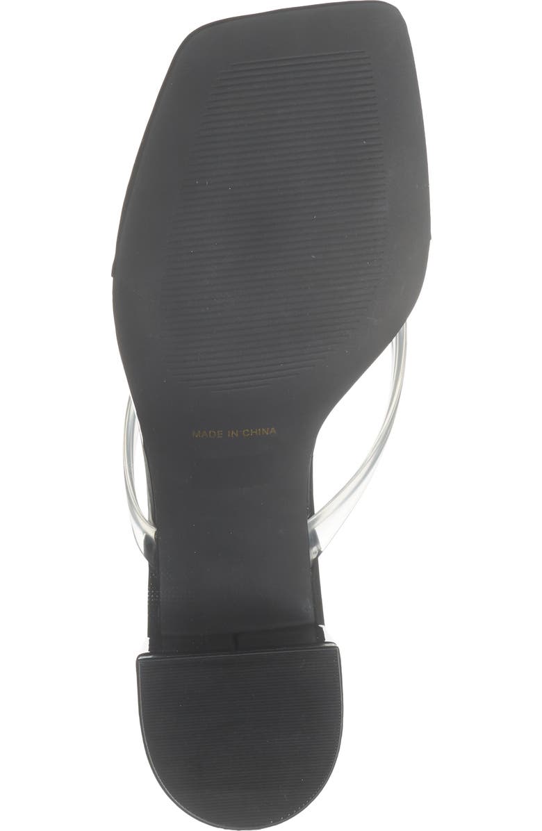 Abound Blayne Block Heel Sandal, Alternate, color, Clear/ Black