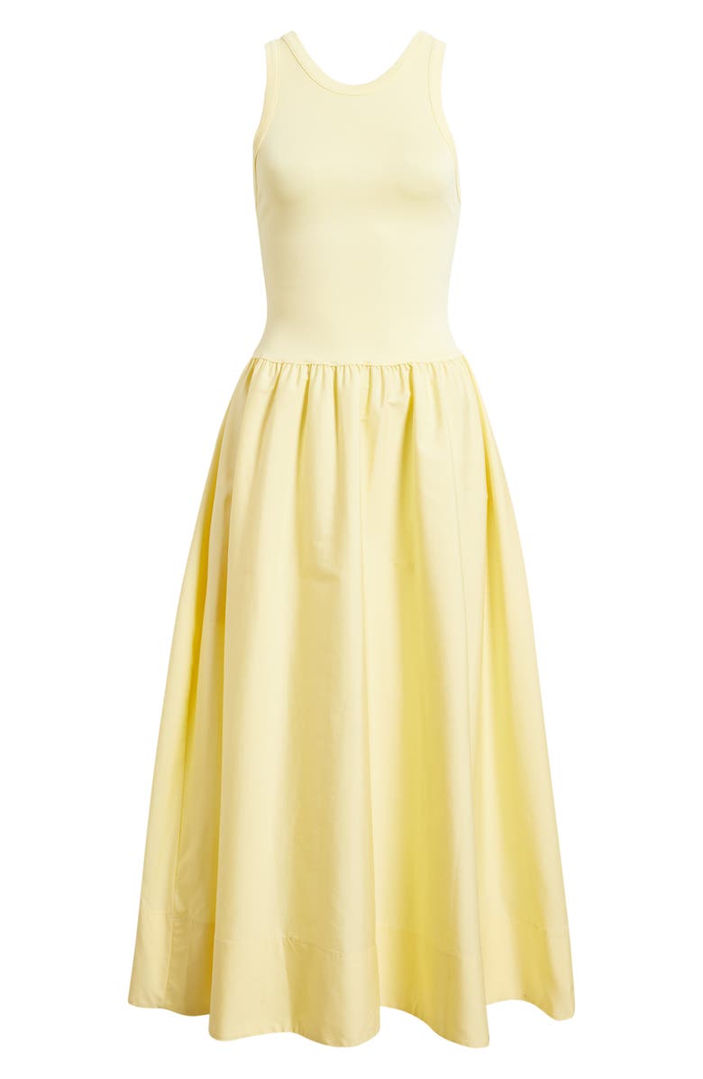 Polo Ralph Lauren Sleeveless Fit & Flare Maxi Dress, Main, color, T Bird Yellow