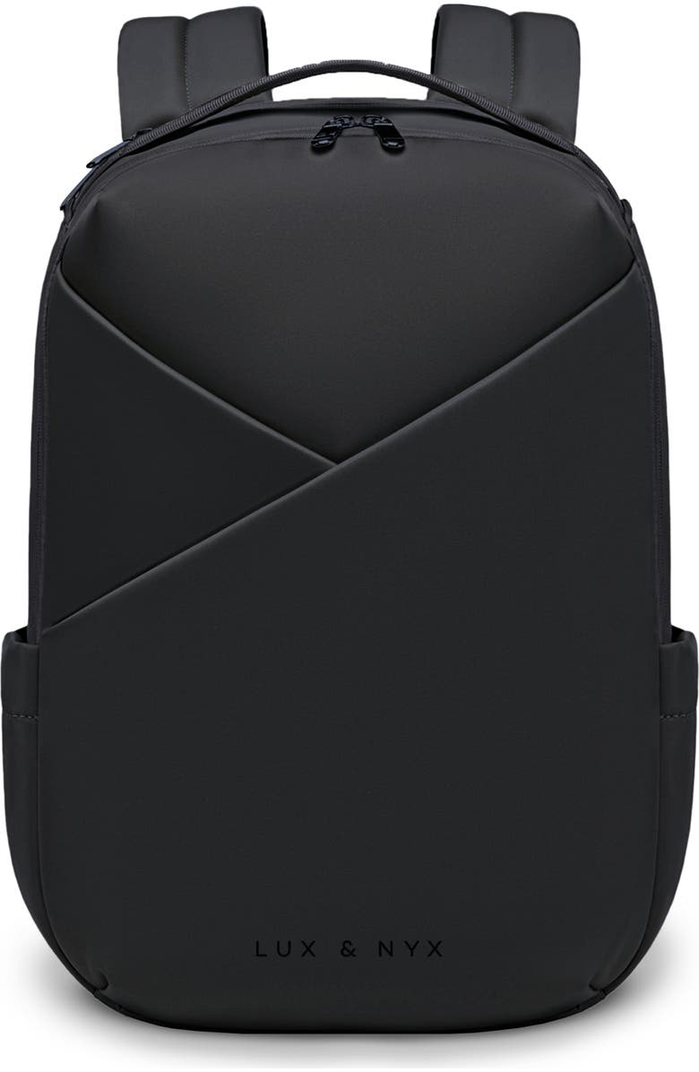 Lux and Nyx Origami 16-inch Laptop Backpack For Women, Main, color, Black