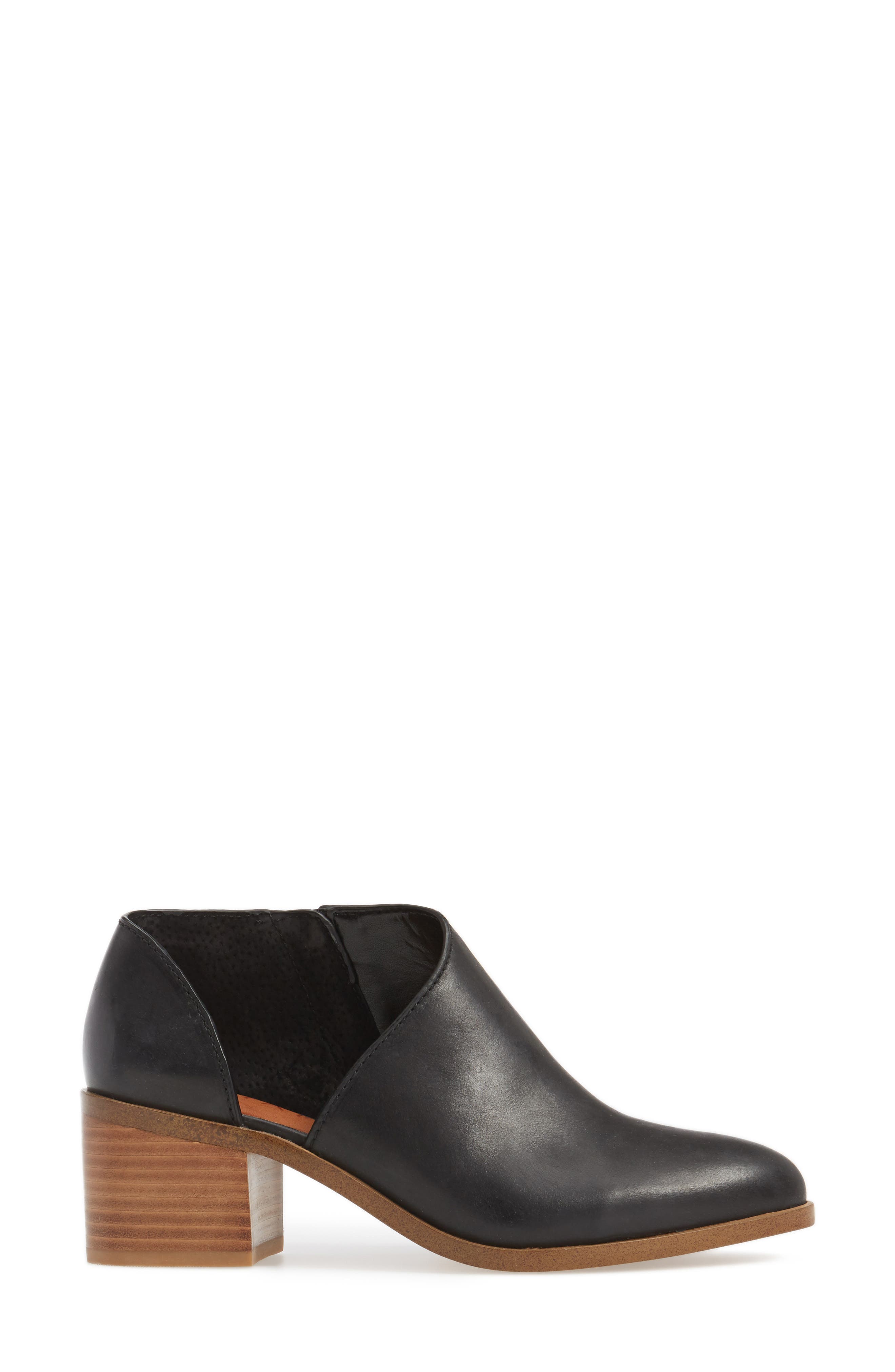 Isak Bootie, Alternate, color, BLACK LEATHER