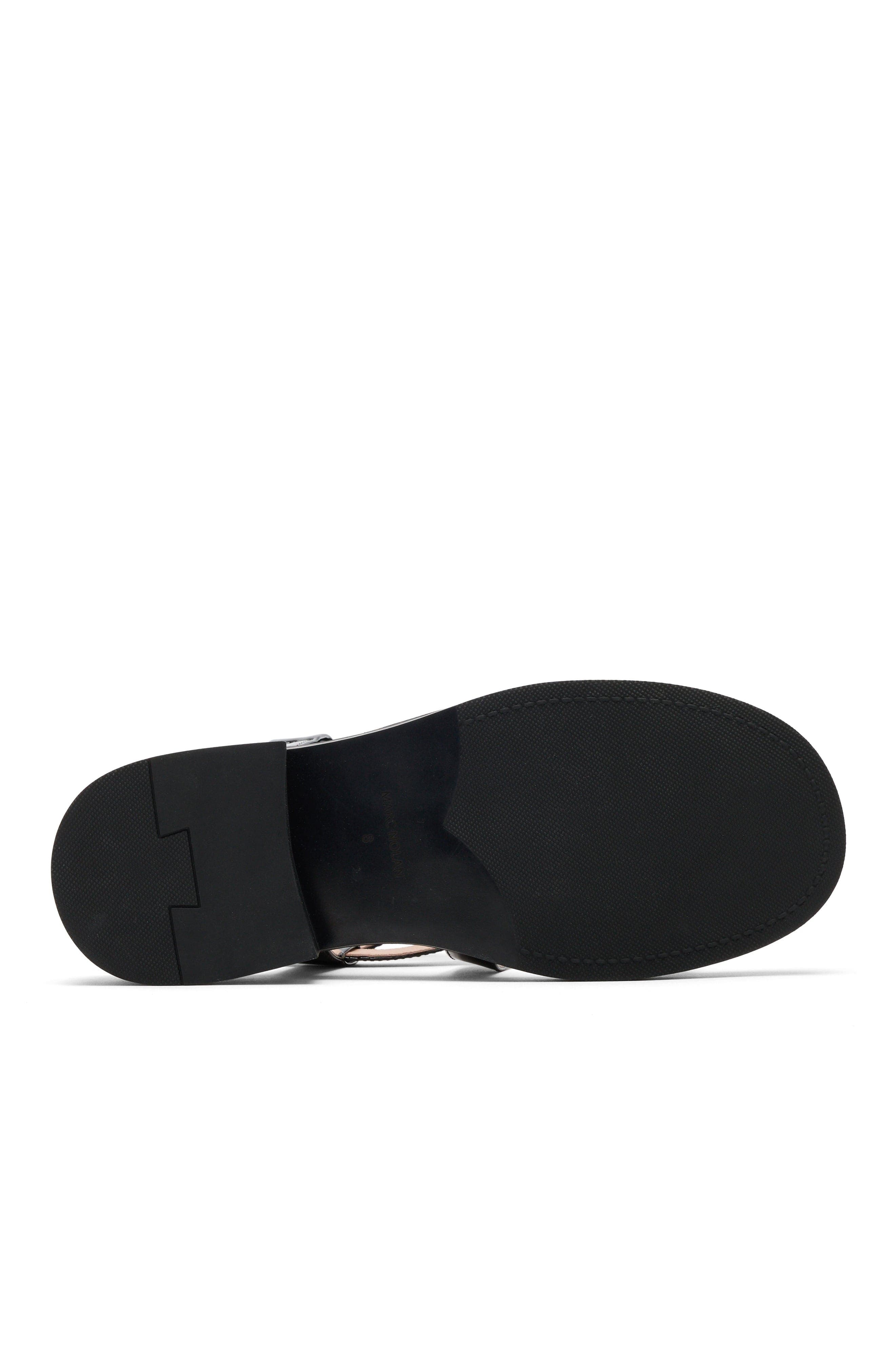 MARC NOLAN Adriana Strappy Block Heel Sandal, Alternate, color, Black Patent