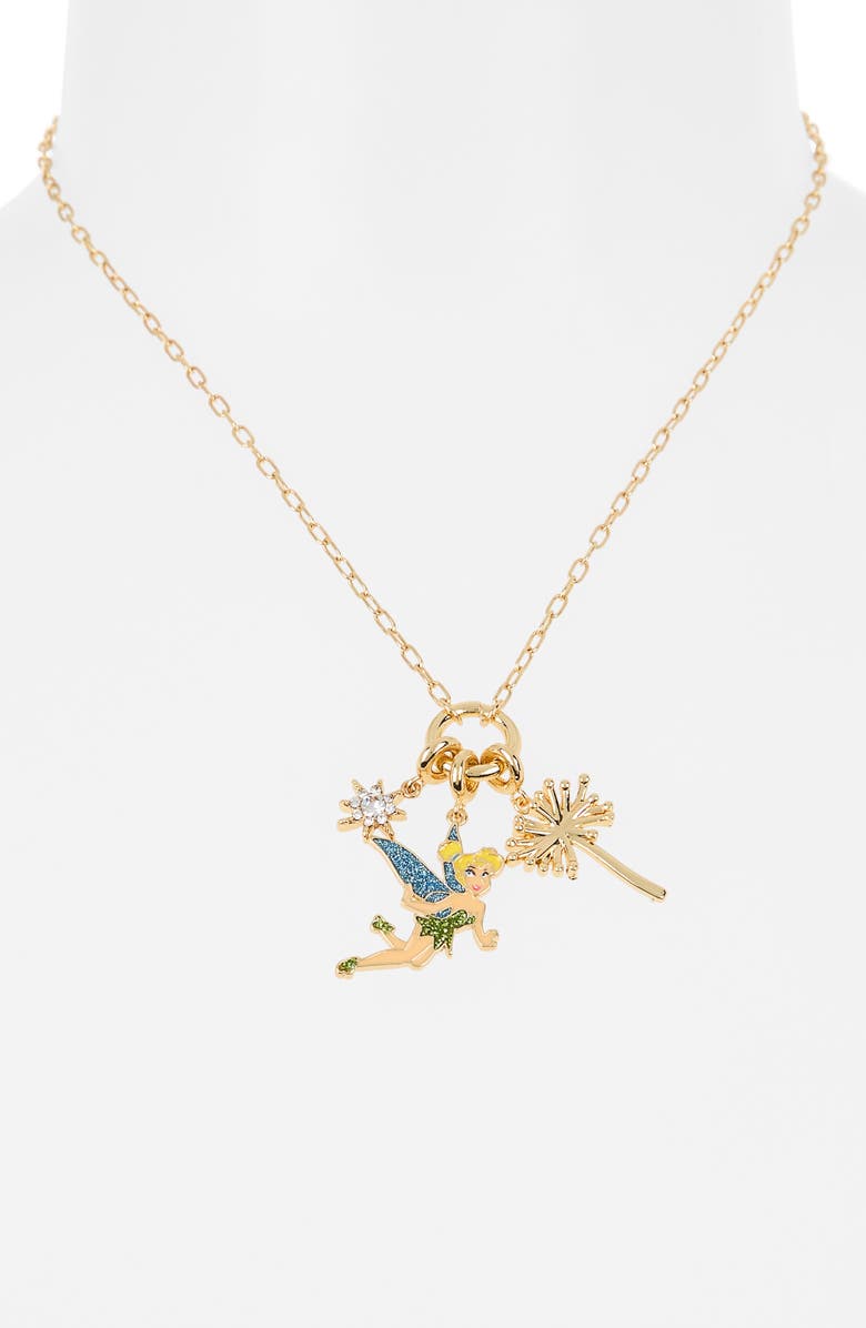 BaubleBar x Disney<sup>®</sup> Tinkerbell Cluster Necklace, Alternate, color,