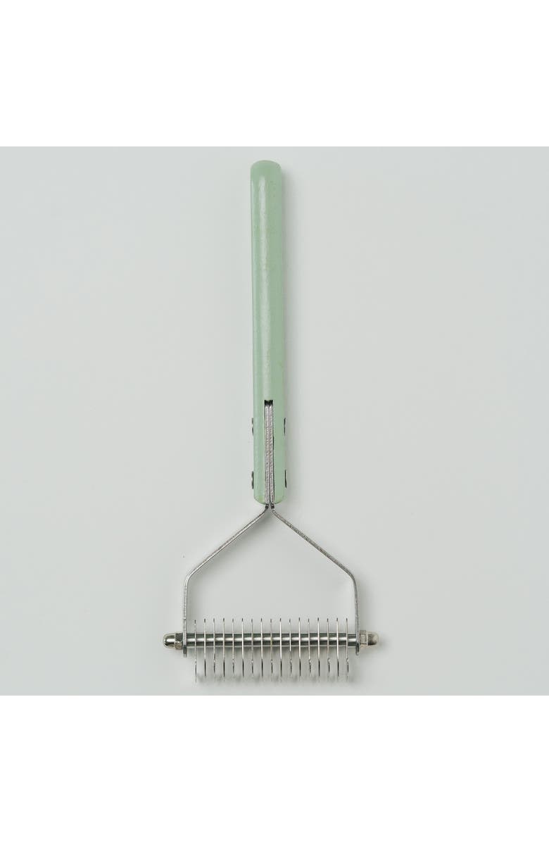 Dexypaws Pet Double Sided Deshedding Undercoat Brush, Sage Green, Dog & Cat, Alternate, color, Green