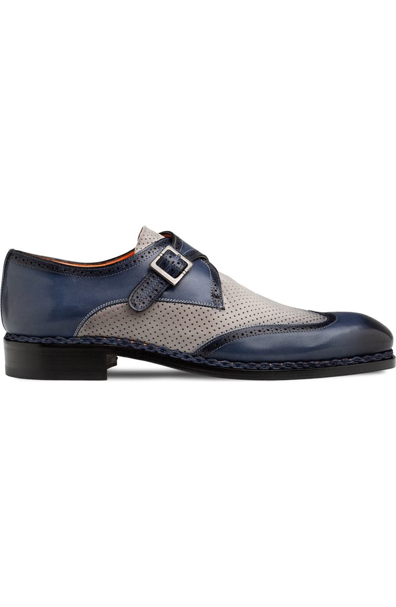 Mezlan Blanes Monk Strap Shoe, Alternate, color,