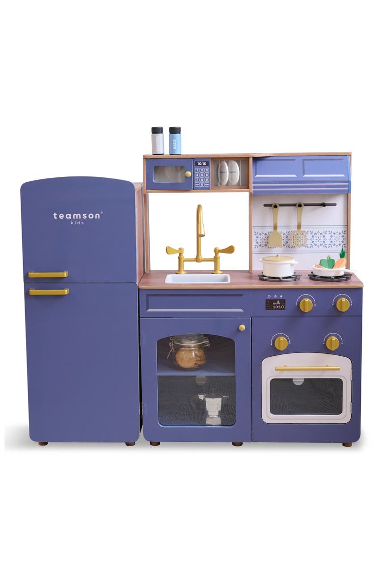 Little Chef Normandie Play Kitchen & Accessories, Main, color, BLUE