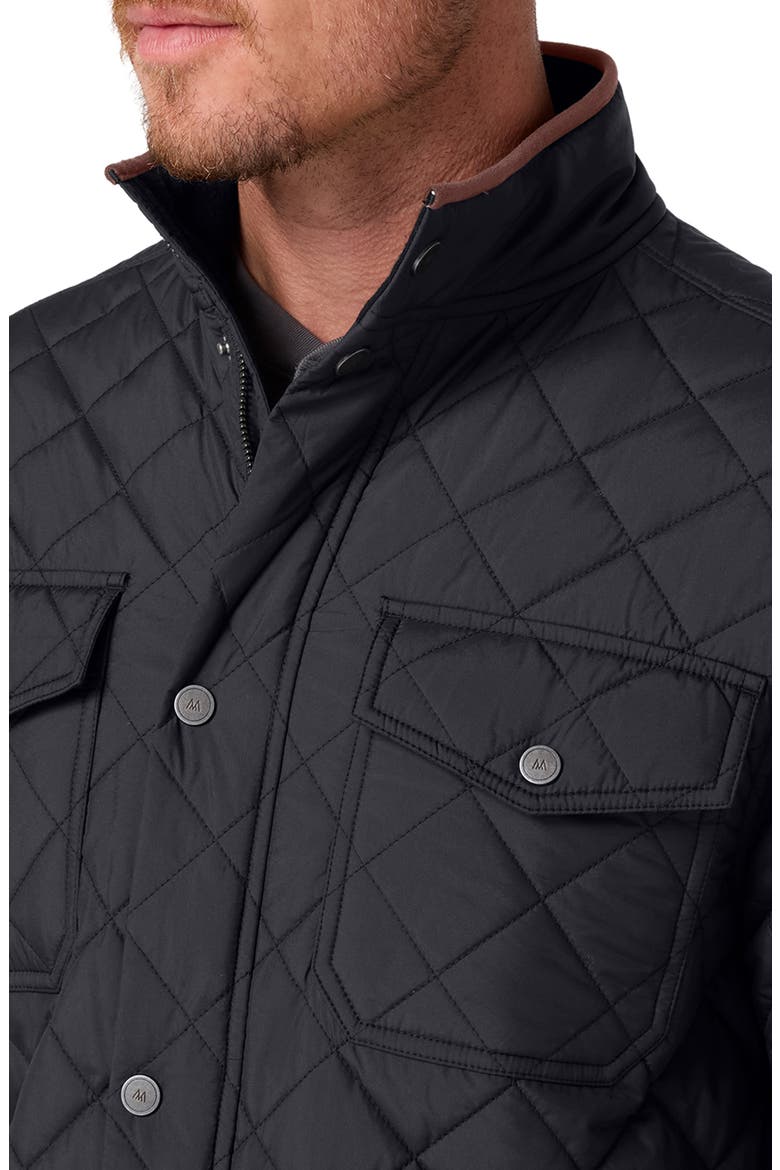 Brentwood Quilted Jacket, Alternate, color, BLACK