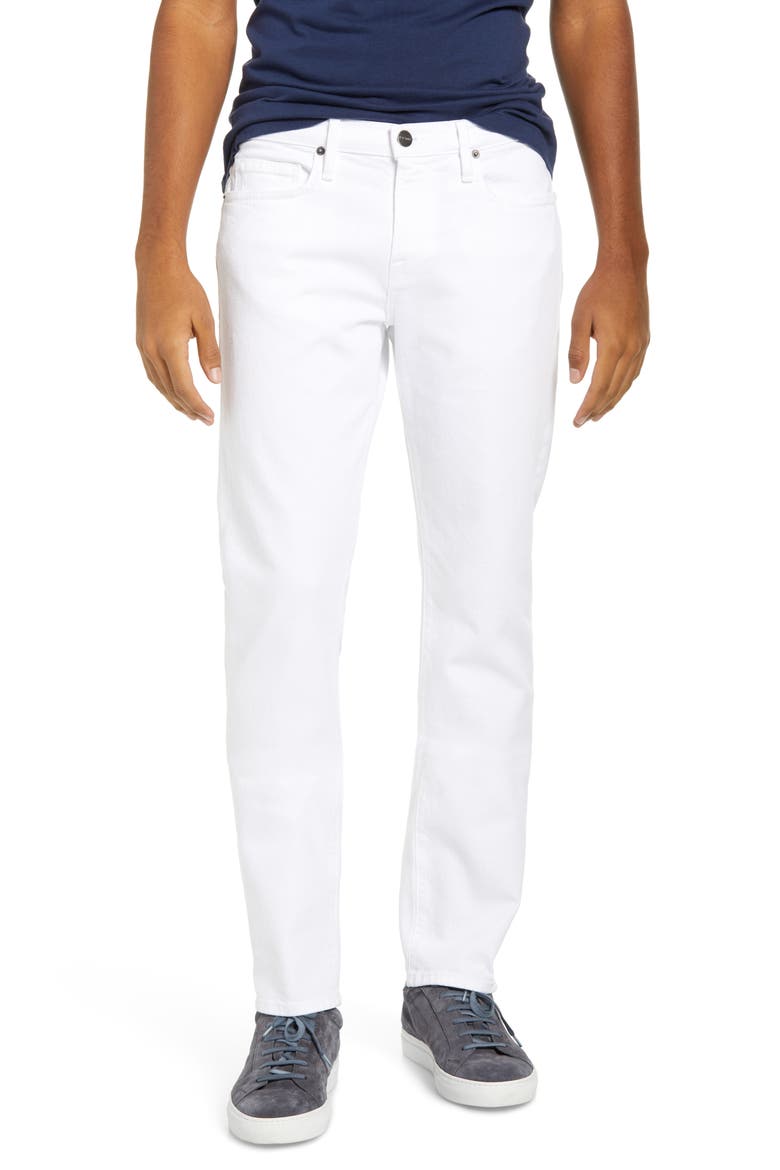 L'Homme Slim Fit Jeans (Nordstrom Exclusive), Main, color, BLANC