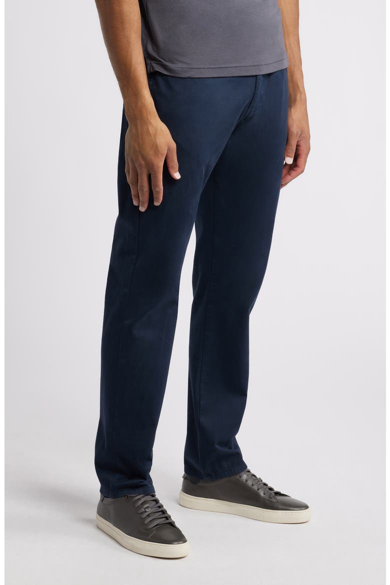 Straight Leg Stretch Pima Cotton Pants, Alternate, color, NAVY
