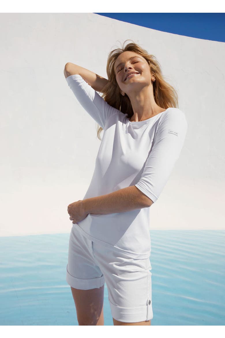 GARDE-COTE III - Solid UV Fabric White Top, Main, color, white