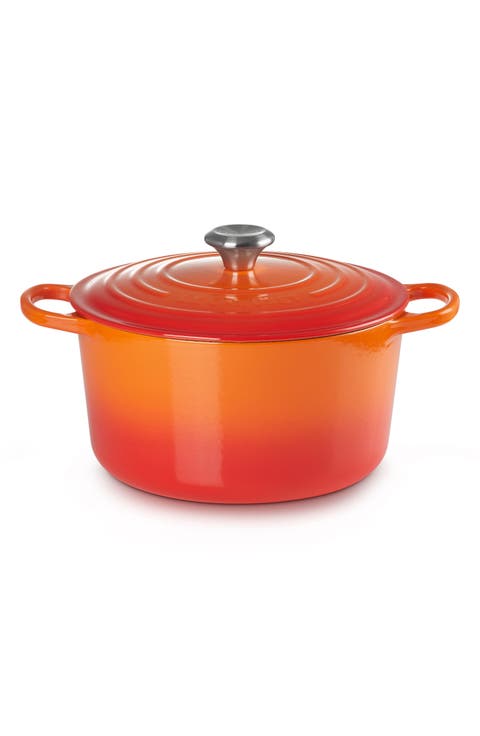 Signature 6.5-Quart Round Enamel Cast Iron Dutch Oven