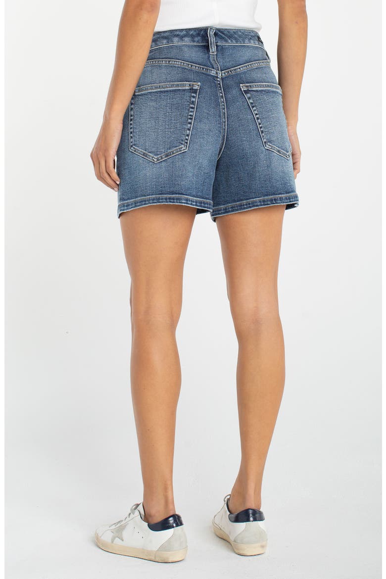 Heritage High Waist Denim Shorts, Alternate, color, HORIZONS