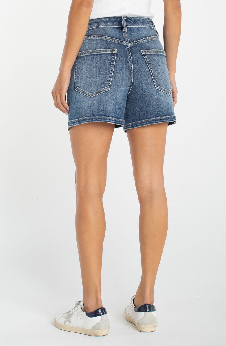 Liverpool Los Angeles Heritage High Waist Denim Shorts, Alternate, color, Horizons