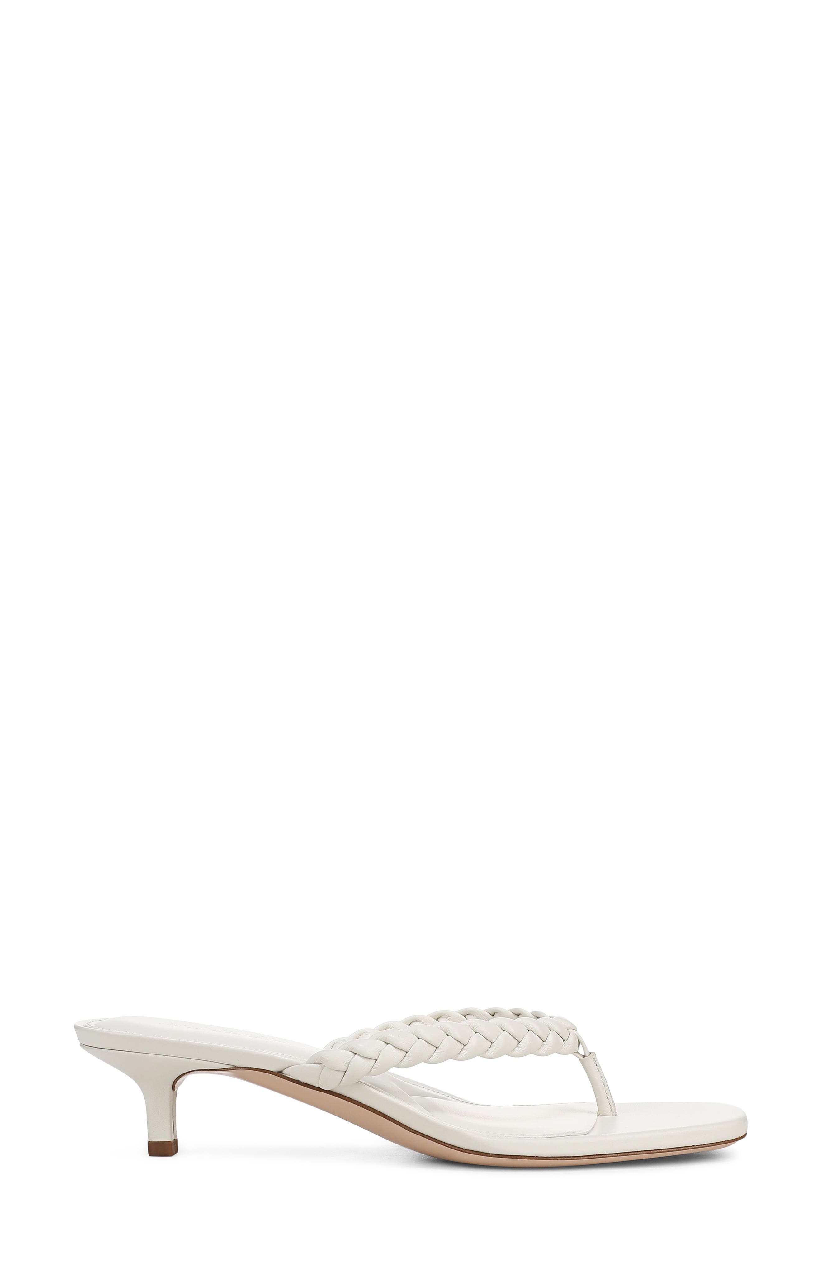 Sutton Kitten Heel Sandal, Alternate, color, WHITE