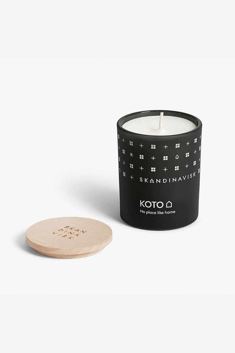 KOTO Scented Candle 65g, Alternate, color, Black
