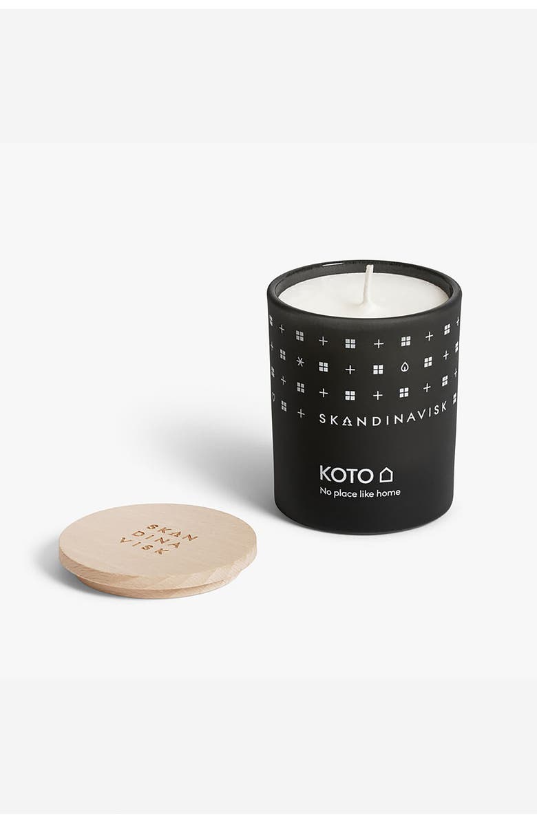 SKANDINAVISK KOTO Scented Candle 65g, Alternate, color, Black
