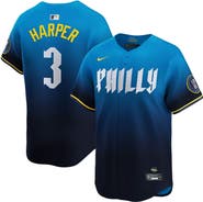 Nike Men's Nike Bryce Harper Blue Philadelphia Phillies City Connect Limited Jersey