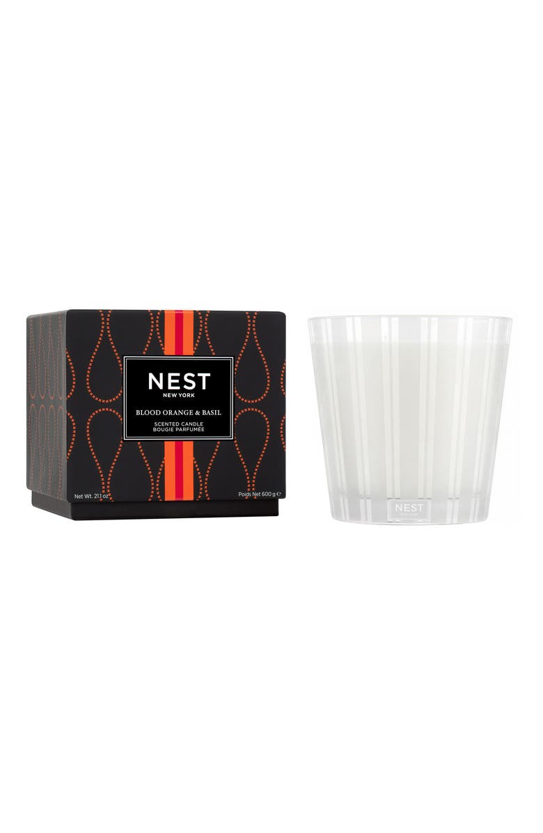 NEST New York Blood Orange & Basil 3-Wick Candle, Alternate, color,