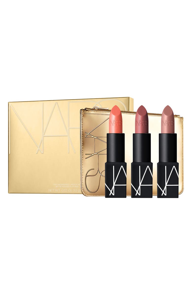 NARS Lip Uncensored Full Size Lipstick Set, Main, color, 