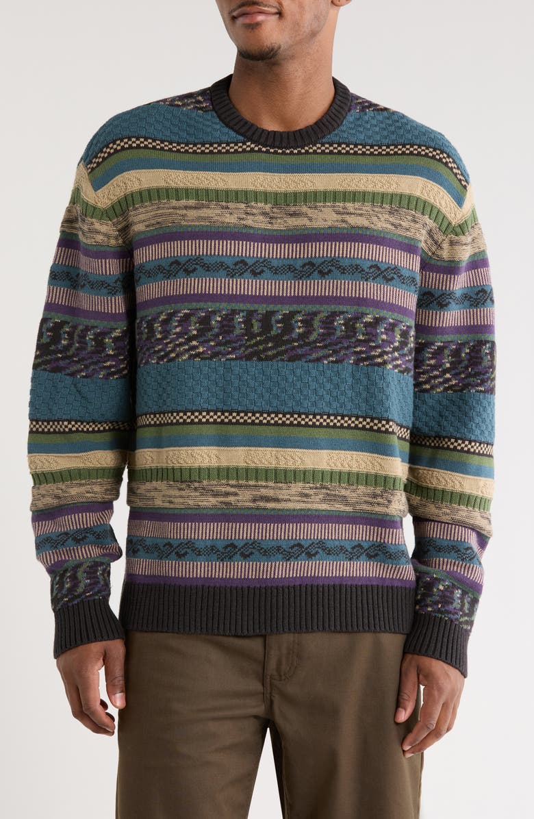 Vans Boyer Stripe Cotton Sweater, Main, color, 