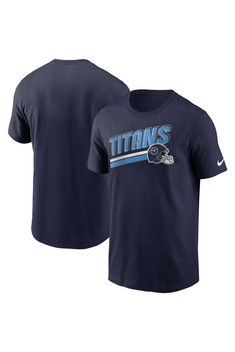 Men's Nike Navy Tennessee Titans Essential Blitz Lockup T-Shirt, Main, color, Navy